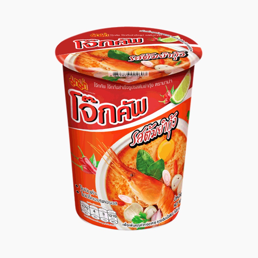 Mama Rice Porridge Shrimp Tom Yum Cup G Yumyumthaishop Co Uk