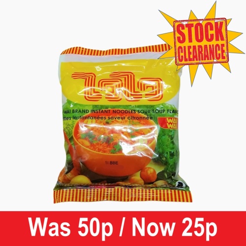 Wai Wai Instant Noodles Tom Yum Sour Soup Flavour - 60g [BB 28.12.24]