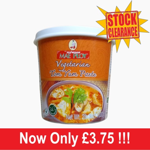 Mae Ploy Vegetarian Tom Yum Paste - 1kg [CLEARANCE - BB 31.10.24]