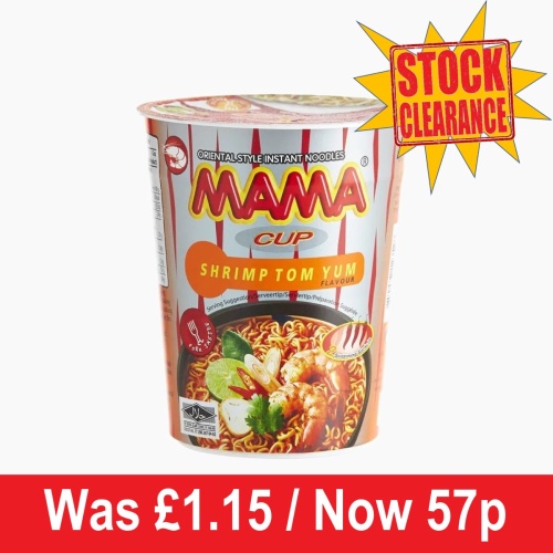 Mama Cup Noodle - Shrimp Tom Yum - 70g [CLEARANCE BB 8.3.25]