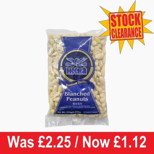 Heera Blanched Peanuts - 375g [CLEARANCE BB 31.3.25]