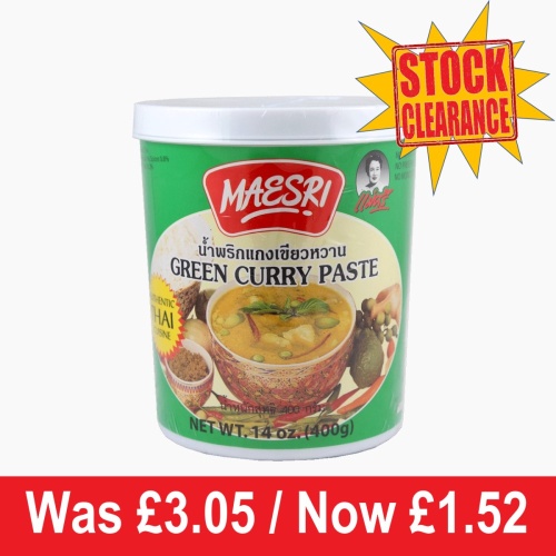 Maesri Green Curry Paste -  400g [BB 16.9.24]