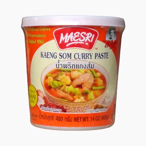 Maesri Curry Paste - Sour (Kaeng Som) - 400g [BB 26.8.25]