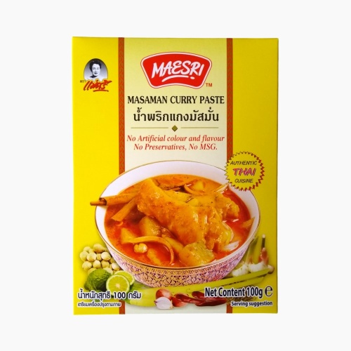 Maesri Massaman Curry Paste -  100g [BB 4.10.26]