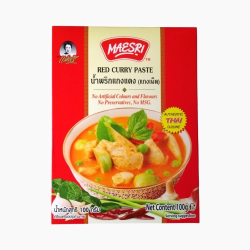 Maesri Red Curry Paste -  100g [BB 27.5.26]