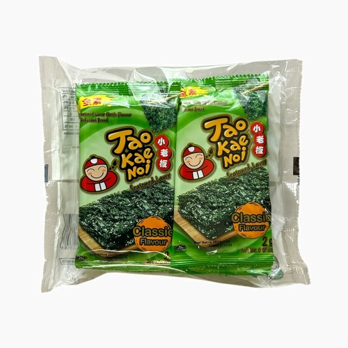 Tao Kae Noi Crispy Seaweed - Classic Flavour - 8 x 2g [BB 23.3.25]