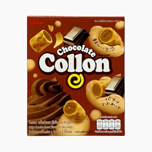 Glico Collon Biscuit Roll - Chocolate Flavour - 41g [BB 18.6.25]