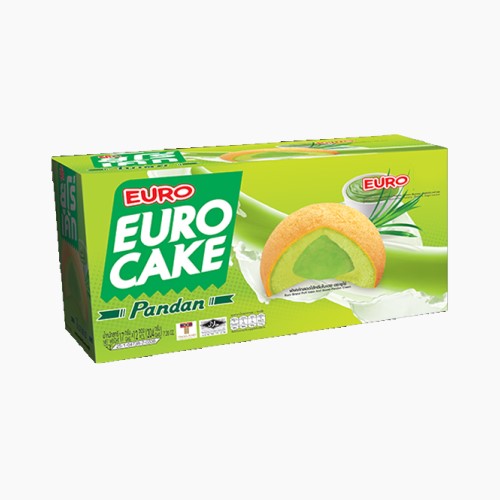 Euro Pandan Cakes - 12 x 17g - 204g [BB 21.5.25]