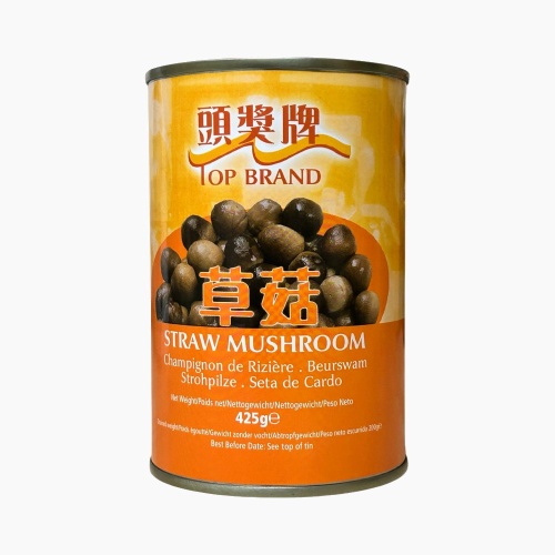 Top Brand Straw Mushrooms - WHOLE - 425g [BB 11.1.27]